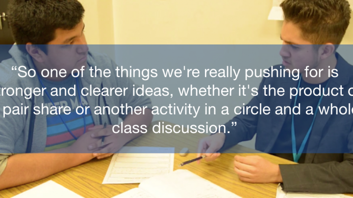 Academic Conversations are integral to student growth