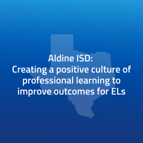 Creating a positive culture of professional learning to improve outcomes for ELs