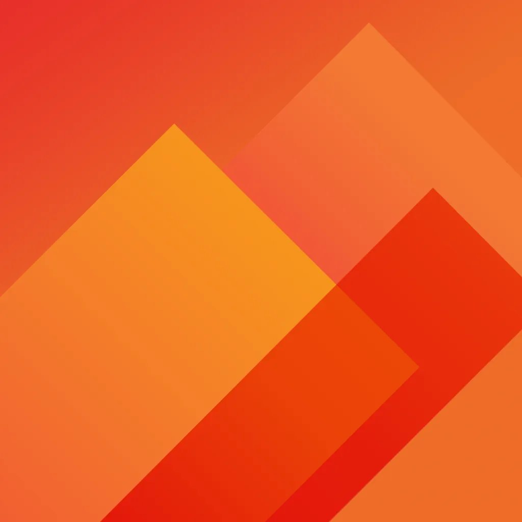 decorative orange square