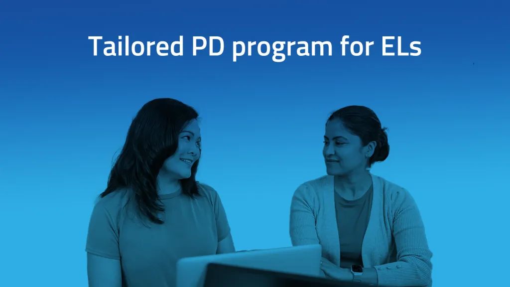 Tailored PD program for ELs