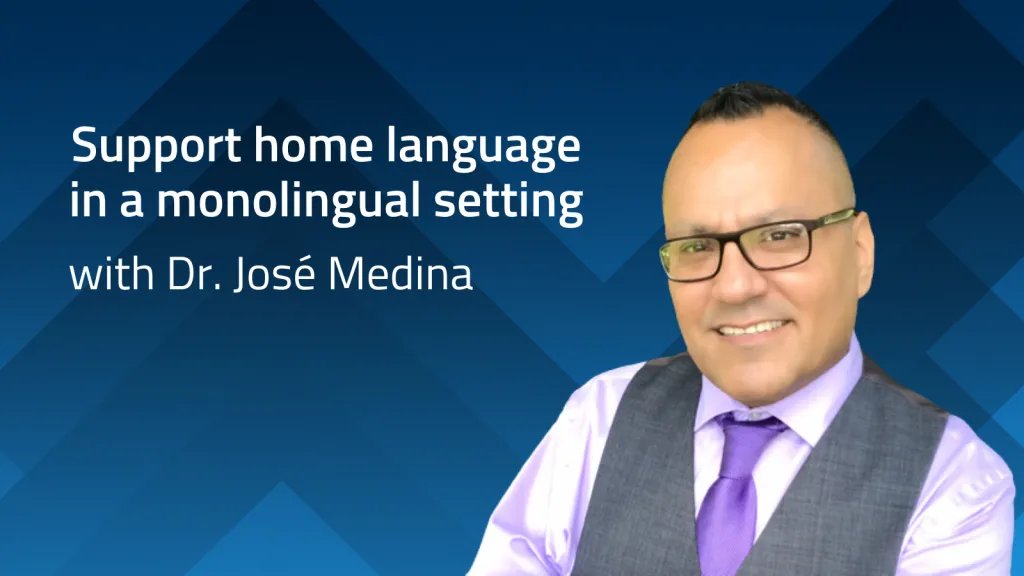 Support home language in a monolingual setting