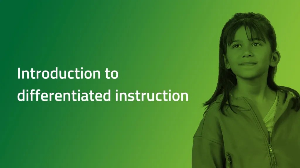 What is differentiated instruction?