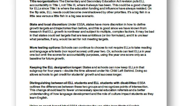 Effective: The Most Important Word in the ESSA