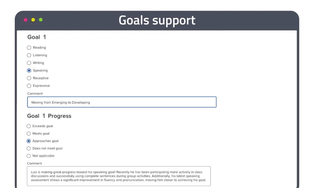 Goals for students product image