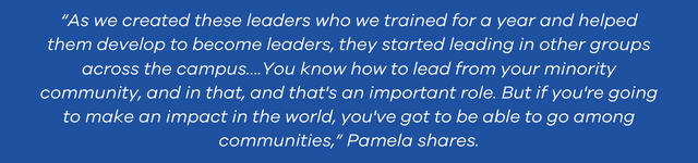 Newcomers Leadership Pamela Quote